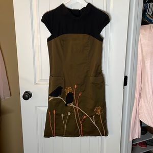 Eshakti embroidered shift dress